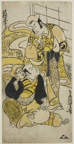 The Actor Sawamura Sojuro I as Soga no Juro, c. 1732, Torii Kiyoshige, Japanese, active c.