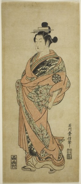 The Actor Nakamura Tomijuro I, c. 1755, Ishikawa Toyonobu, Japanese, 1711-1785, Japan, Color