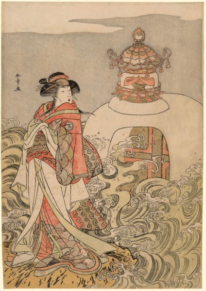The Actor Segawa Kikunojo III as the Dragon Princess in the Play Saki Masuya Ume no Kachidoki,