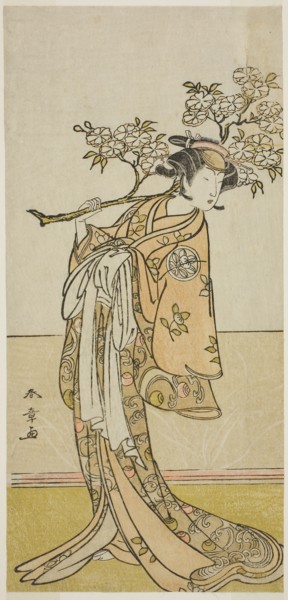 The Actor Ichimura Uzaemon IX in an Unidentified Role, c. 1775, Katsukawa Shunsho ?? ??, Japanese,