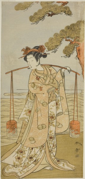 The Actor Segawa Kitsuji III as Murasame in the Play Gohiiki Kanjincho, Performed at the Nakamura
