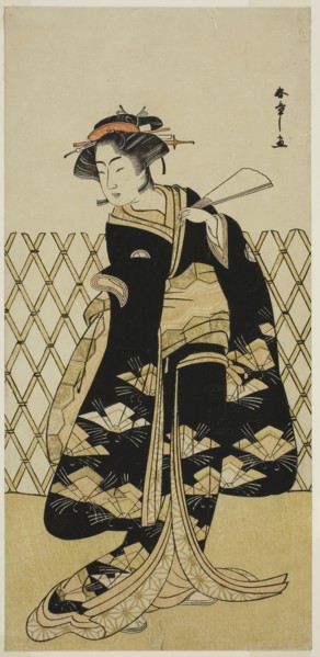 The Actor Iwai Hanshiro IV as Mitsuogiya Usukumo in the Play Shida Choja-bashira, Performed at the