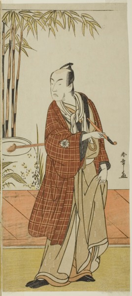 The Actor Matsumoto Koshiro IV as Honcho-maru Tsunagoro (?) in the Play Hono Nitta Daimyojin (?),