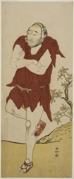 The Actor Onoe Matsusuke I as a Mendicant Monk (Gannin Bozu) in the Play Keisei Ide no Yamabuki,