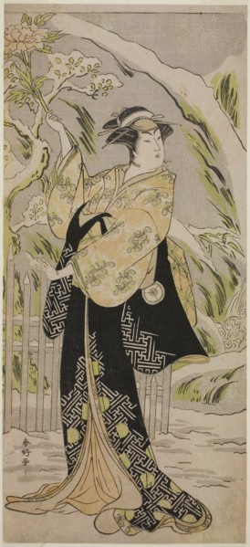 The Actor Iwai Hanshiro IV as Lady Yaehata in the Play Sanga no Sho Haru no Hanayome, Performed at