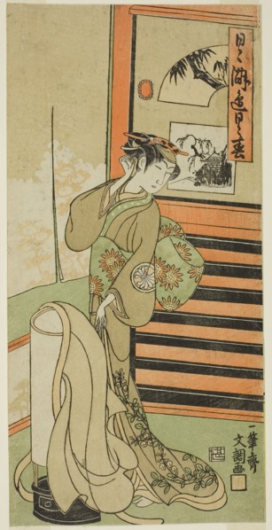 The Actor Segawa Kikunojo II in an Unidentified Role, c. 1771, Ippitsusai Buncho, Japanese, active