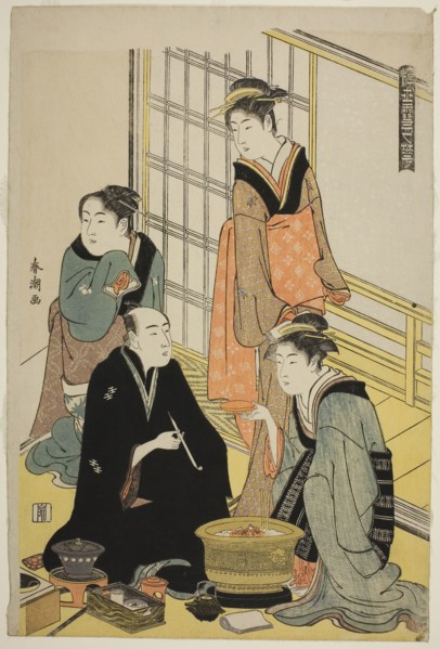 Snow, from the series Snow, Moon, and Flowers of the Floating World (Ukiyo setsugekka), c. 1784/85,