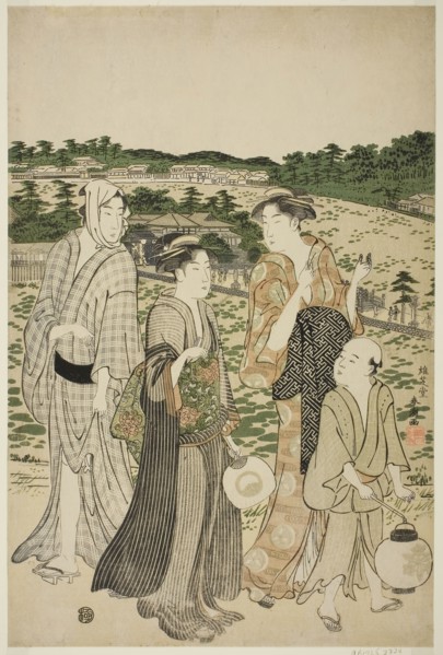 Benten Shrine in Shinobazu Pond, late 1780s, Katsukawa Shuncho, Japanese, active c. 1780-1801,
