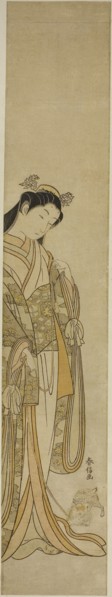 The Third Princess and Her Pet Kitten, c. 1767, Suzuki Harunobu ?? ??, Japanese, 1725 (?)-1770,