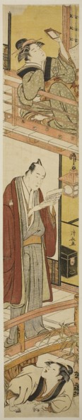 Parody of act VII of the play Treasury of Loyal Retainers (Chushingura), c. 1782, Torii Kiyonaga,