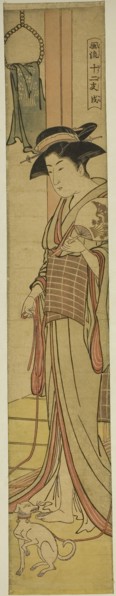 Dog (Inu), from the series Fashionable Twelve Signs of the Zodiac (Furyu juni shi), c. 1782,