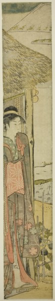 Young Woman with Symbols of the First Dream of the New Year, c. 1782, Torii Kiyonaga, Japanese,