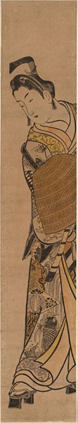 The Actor Onoe Kikugoro I as Soga no Goro, c. 1744, Okumura Masanobu, Japanese, 1686–1764, Japan,