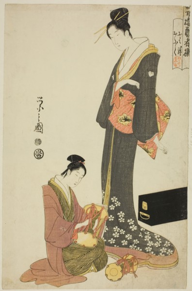 Ohana and Ofuku, from the series A Selection of Entertainers from the Pleasure Quarters (Seiro