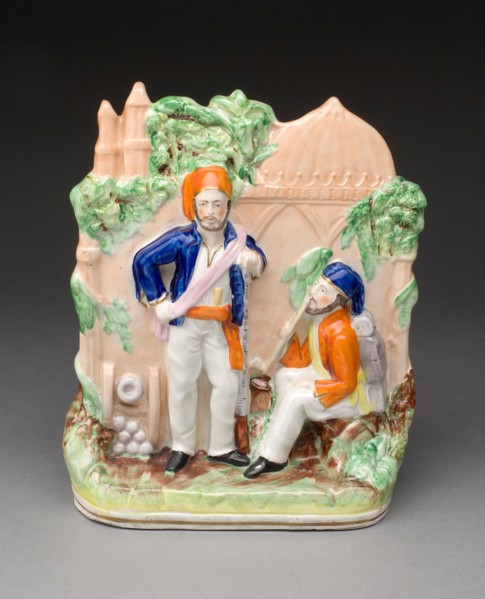 Chimney Ornament, c. 1830, England, Staffordshire, Staffordshire, Glazed earthenware with