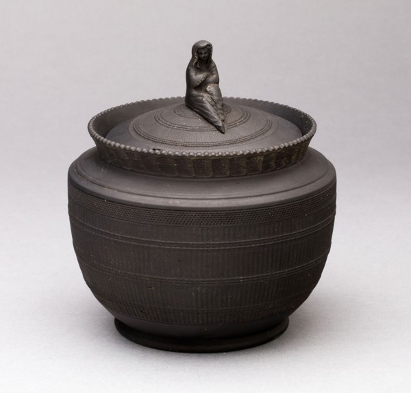 Sugar Bowl, 1810/20, Hackwood, Dimmock & Co., English, 1807-1827, Hanley, Stoneware (basaltware), H