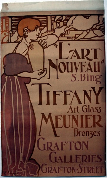 L’Art Nouveau, Grafton Galleries, 1899, Frank Brangwyn (English, 1867-1956), printed by Charles