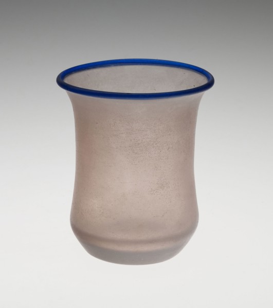 Beaker, c. 1680, France, Glass, 9.5 × 8.1 cm (3 3/4 × 3 3/16 in.)