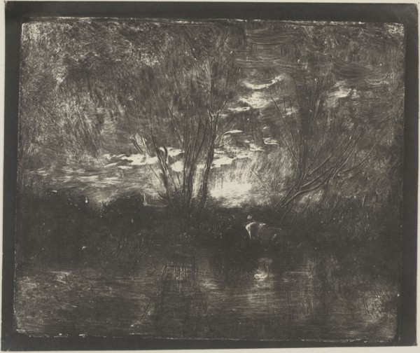 Cows at the Watering Place, 1862, Charles François Daubigny, French, 1817-1878, France,