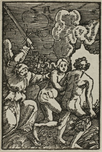 The Expulsion from Paradise, from The Fall and Redemption of Man, 1513, Albrecht Altdorfer, German,
