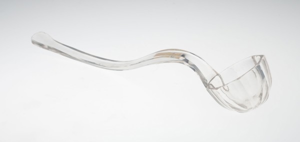 Ladle, c. 1850, England, Bristol, Bristol, Glass, 35.7 × 6.2 cm (14 1/16 × 2 7/16 in.)