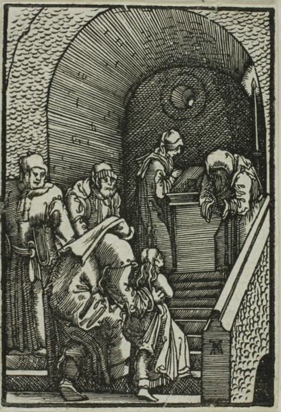 Presentation of the Virgin, from The Fall and Redemption of Man, 1513, Albrecht Altdorfer, German,