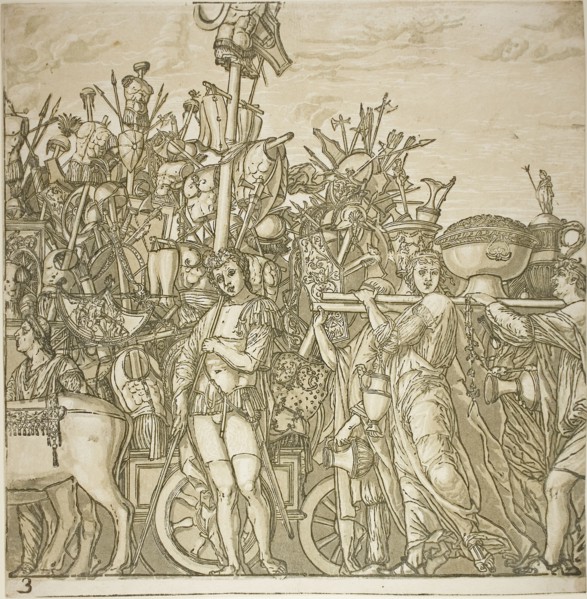 Triumph of Caesar, 1599, Andrea Andreani (Italian, 1558/59–1629), after Andrea Mantegna (Italian,