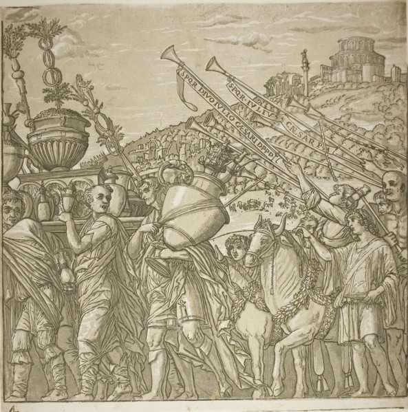 Triumph of Caesar, 1599, Andrea Andreani (Italian, 1558/59–1629), after Andrea Mantegna (Italian,