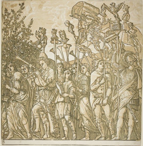 Triumph of Caesar, 1599, Andrea Andreani (Italian, 1558/59–1629), after Andrea Mantegna (Italian,