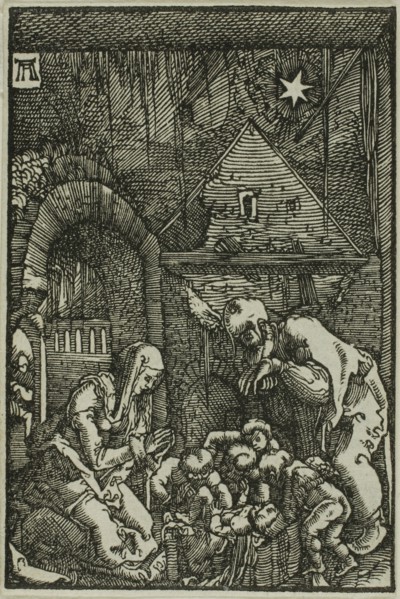 The Nativity, from The Fall and Redemption of Man, 1513, Albrecht Altdorfer, German, c.1480-1538,