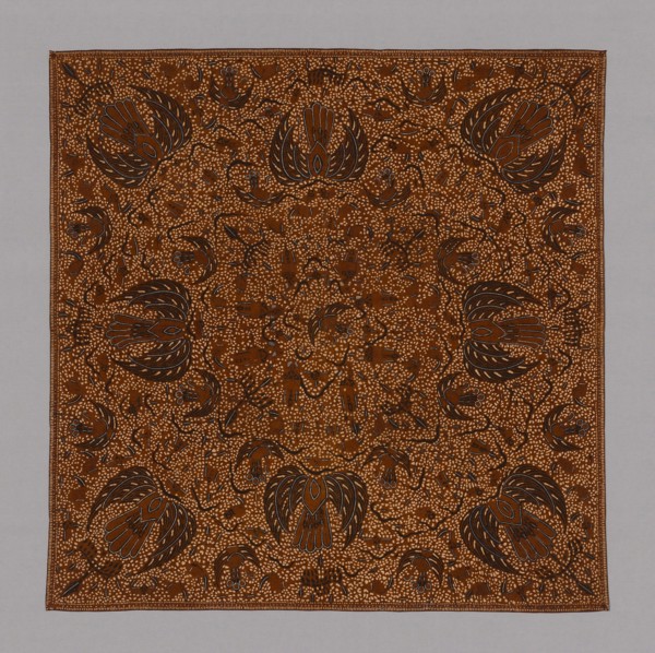 Headcloth (Iket Kepala), Late 19th century, Indonesia, Central Java, Java, Cotton, plain weave,