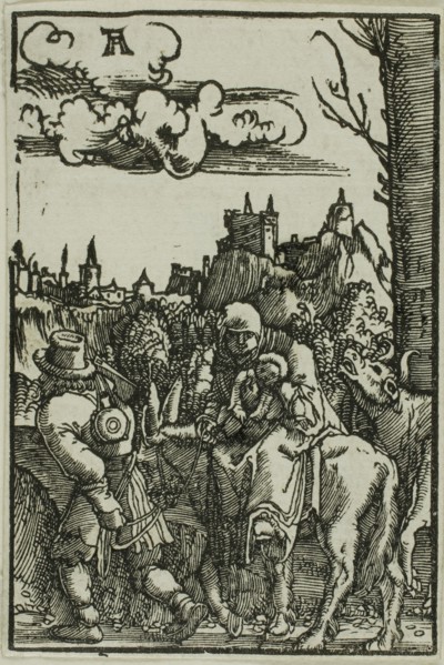 The Flight into Egypt, from The Fall and Redemption of Man, 1513, Albrecht Altdorfer, German, c