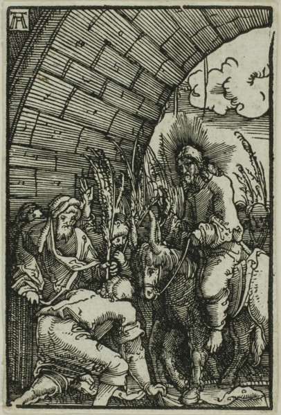 The Entry into Jerusalem, from The Fall and Redemption of Man, 1513, Albrecht Altdorfer, German, c