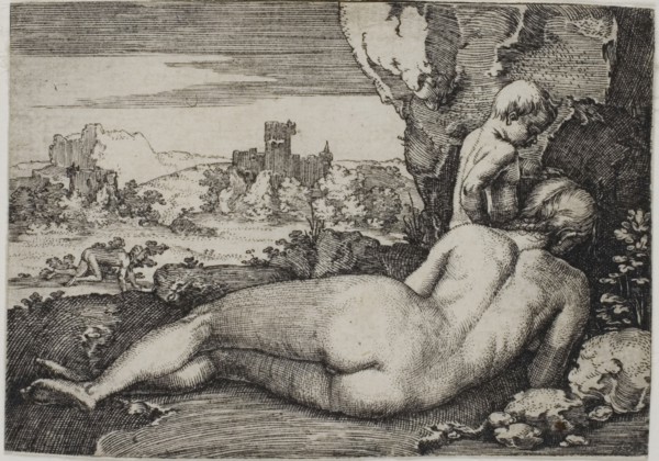 Penance of St. John Chrysostomus, n.d., Sebald Beham (German, 1500-1550), after Barthel Beham