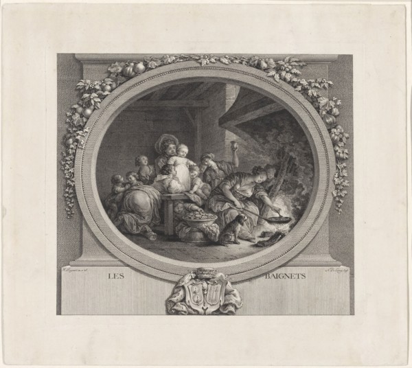 Fritters, n.d., Nicolas Delaunay (French, 1739-1792), after Jean Honoré Fragonard (French,