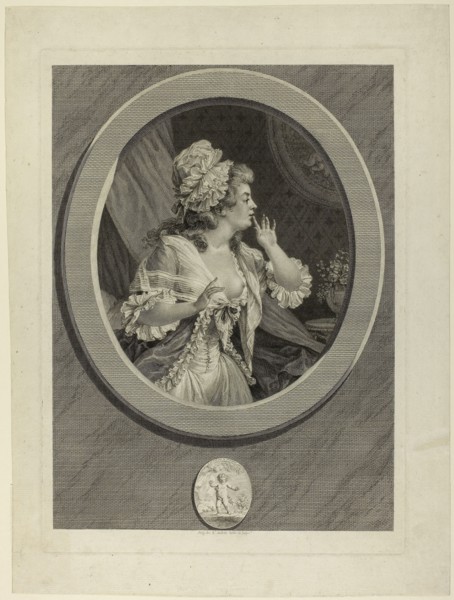 At Least be Discreet, 1789, Augustin de Saint-Aubin, French, 1736–1807, France, Etching and