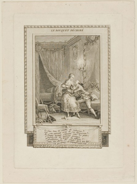 The Torn Bouquet, c. 1795, Antoine-Jean Duclos (French, 1742-1795), after Sigmund Freudeberg