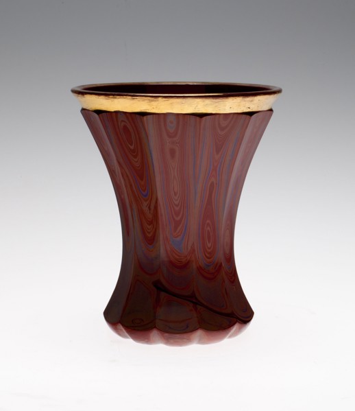 Lithyalin Beaker, c. 1830, Workshop of Friedrich Egermann, Bohemian, 1777-1864, Bohemia, Glass,