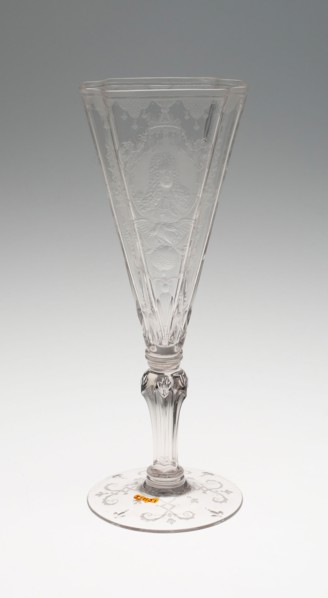 Goblet, c. 1725/30, Germany, Schleswig, Schleswig, Glass, 21.1 x 7.8 cm (8 5/16 x 3 1/16 in.)