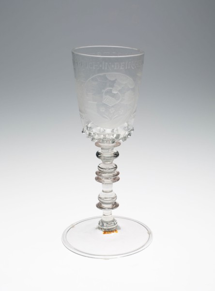 Goblet, c. 1740, Germany, Nuremberg, Nuremberg, Glass, 24.1 x 8.3 cm (9 1/2 x 3 1/4 in.)