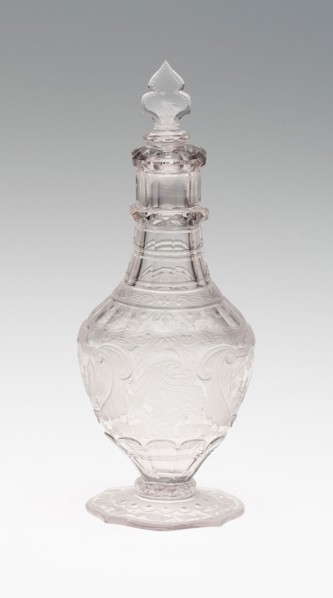 Cruet, c. 1750, Poland (formerly German Silesia), Silesia, Glass, H. 17.5 cm (6 7/8 in.)