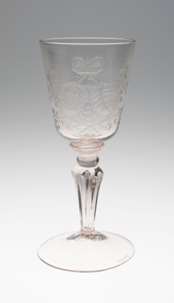 Goblet, c. 1720, Germany, Georg Ernst Kunckel (German, 1692-1750), Germany, Glass, 31.8 x 9.5 cm