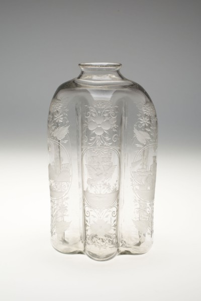 Spirit Flask, c. 1650, Workshop of Georg Schwanhardt (German, active mid-17th century), Germany,