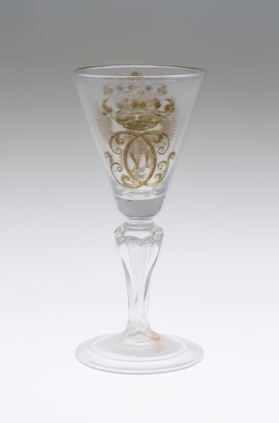 Wine Glass, c. 1730, Germany, Glass, H. 16.2 cm (6 3/8 in.)
