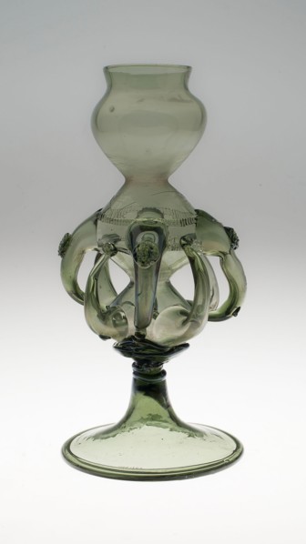 Puzzle Mug, 16th century, Germany, possibly Rheinland, Germany, Glass, 22.9 x 12.7 cm (9 x 5 in.)