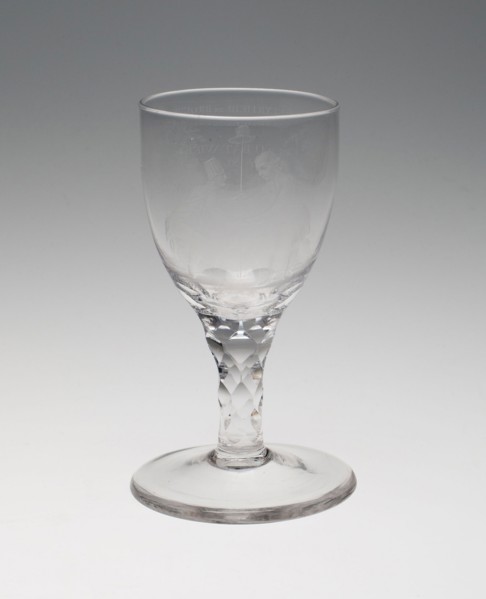 Wine Glass, January 26, 1795, England or Netherlands, Engraved: Northern Netherlands, England,
