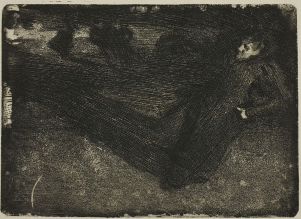 On the Ice, 1898, Anders Zorn, Swedish, 1860-1920, Sweden, Etching on ivory laid paper, 128 x 178