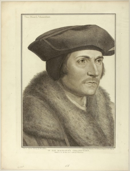 Sir Thomas More, Lord Chancellor, October 1, 1793, Francesco Bartolozzi (Italian, 1727-1815), after