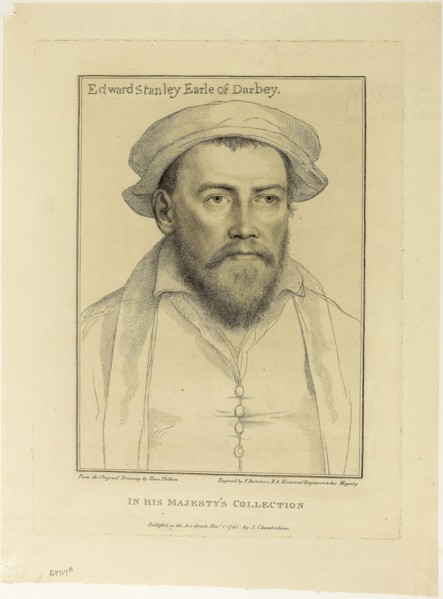 Edward Stanley, Earl of Derby, November 1, 1793, Francesco Bartolozzi (Italian, 1727-1815), after