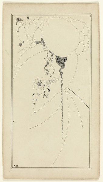 Female Figure with Large Hat, 1892/98, Aubrey Vincent Beardsley, imitator of, English, 1872-1898,